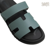 Hermès Chypre Sandals – Bleu Tonnerre - View 2