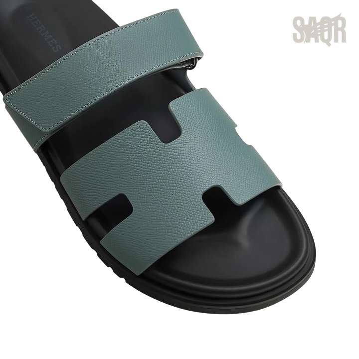 Hermès Chypre Sandals – Bleu Tonnerre - View 2