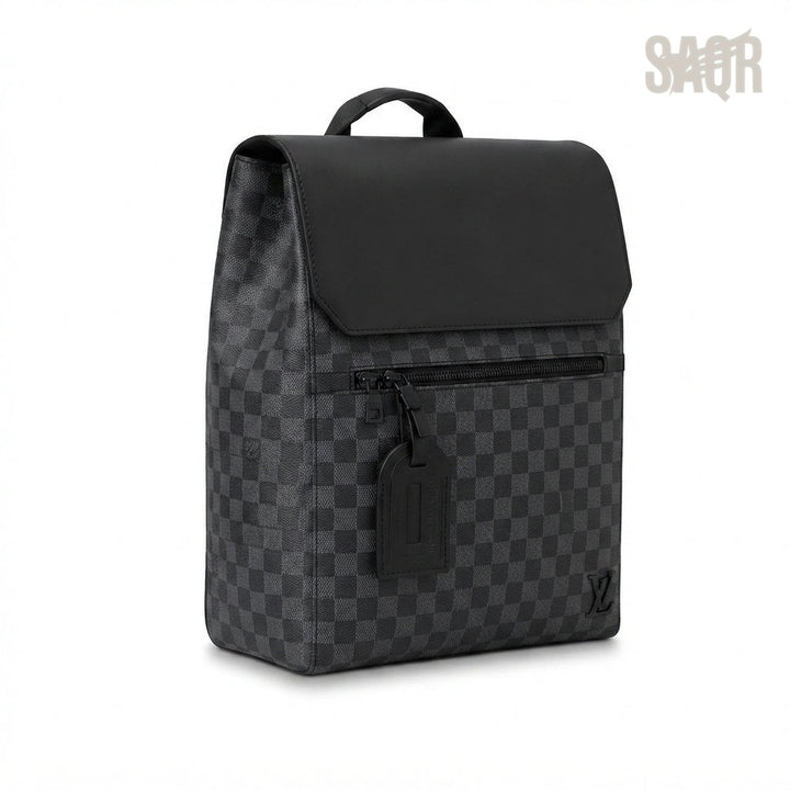 Louis Vuitton Backpack – Grey & Black - View 1