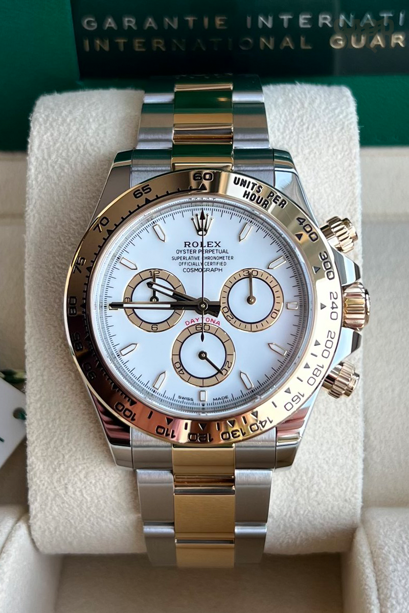 Rolex Watch | Daytona Gold/White