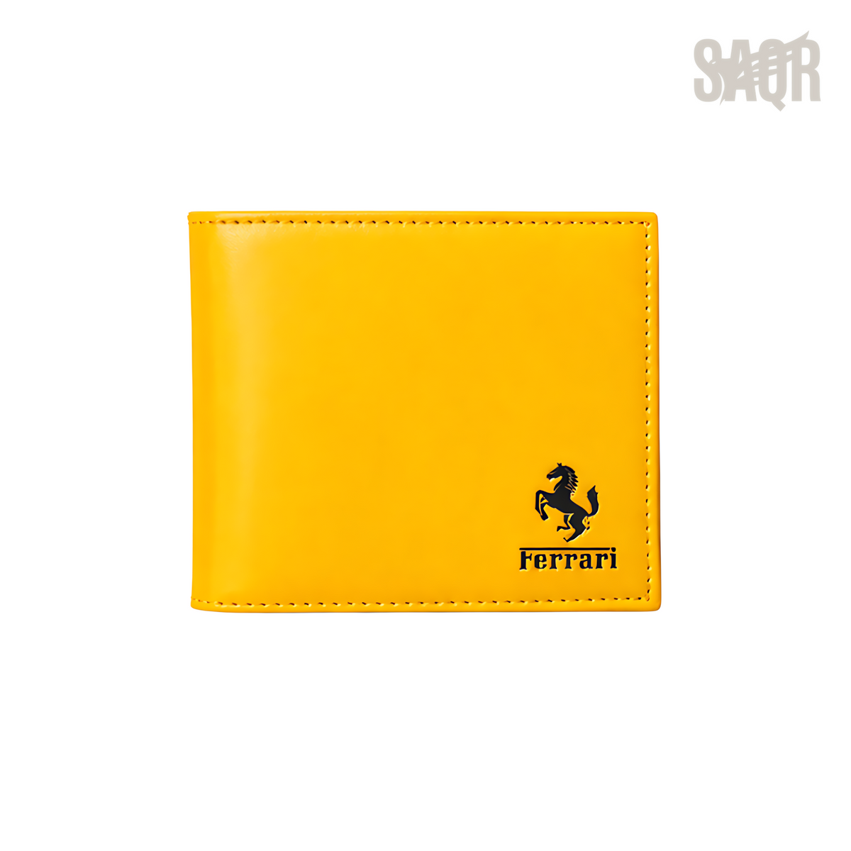 Ferrari Bag | Yellowish Leather Horse Wallet