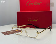 Cartier Sunglasses Round-Frame – Gold-Tone - View 3