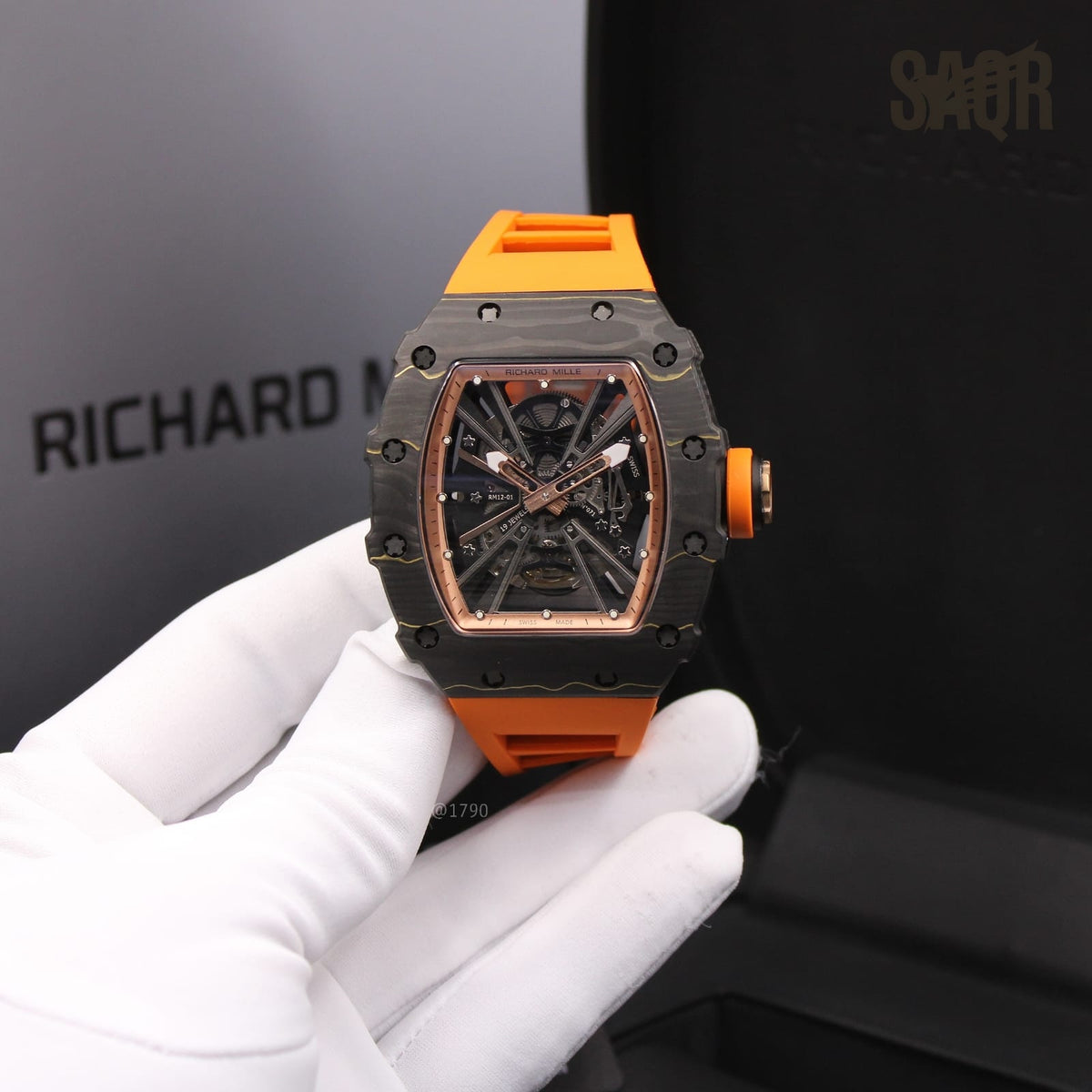 Richard Mille RM 055 Bubba Watson "Yas Marina" (Black/Light Blue)