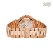 Patek Watch | Nautilus Rose Gold Brown