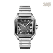 Cartier Watch | Santos de Black Sunburst Dial