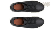 Zegna Footwear | Triple Stitch Carbon Fibre Black