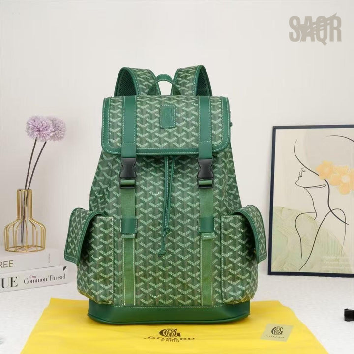 Goyard Alpin MM Backpack (Navy Blue)