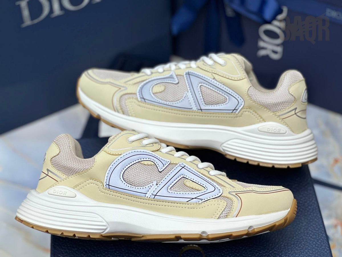 Dior B30 Sneakers – CD30 Signature Cream Mesh - View 2