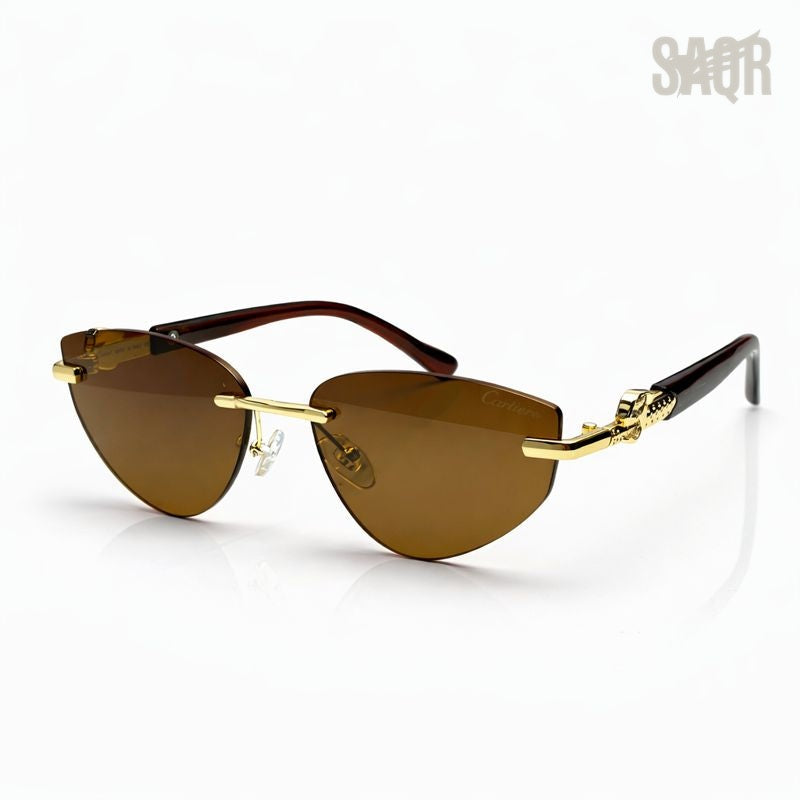 Cartier Glasses | C Décor Chic Black Cat-Eye