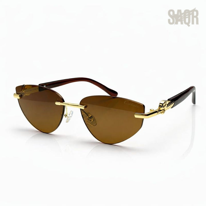 Cartier Glasses | C Décor Chic Black Cat-Eye