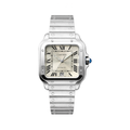 Cartier Watch | Santos de Cartier Automatic White Dial Silver