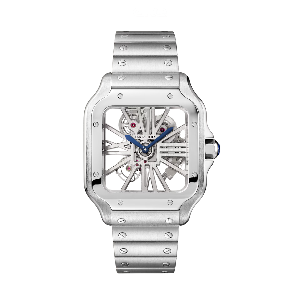 Cartier Watch | Santos de Cartier Skeleton Steel