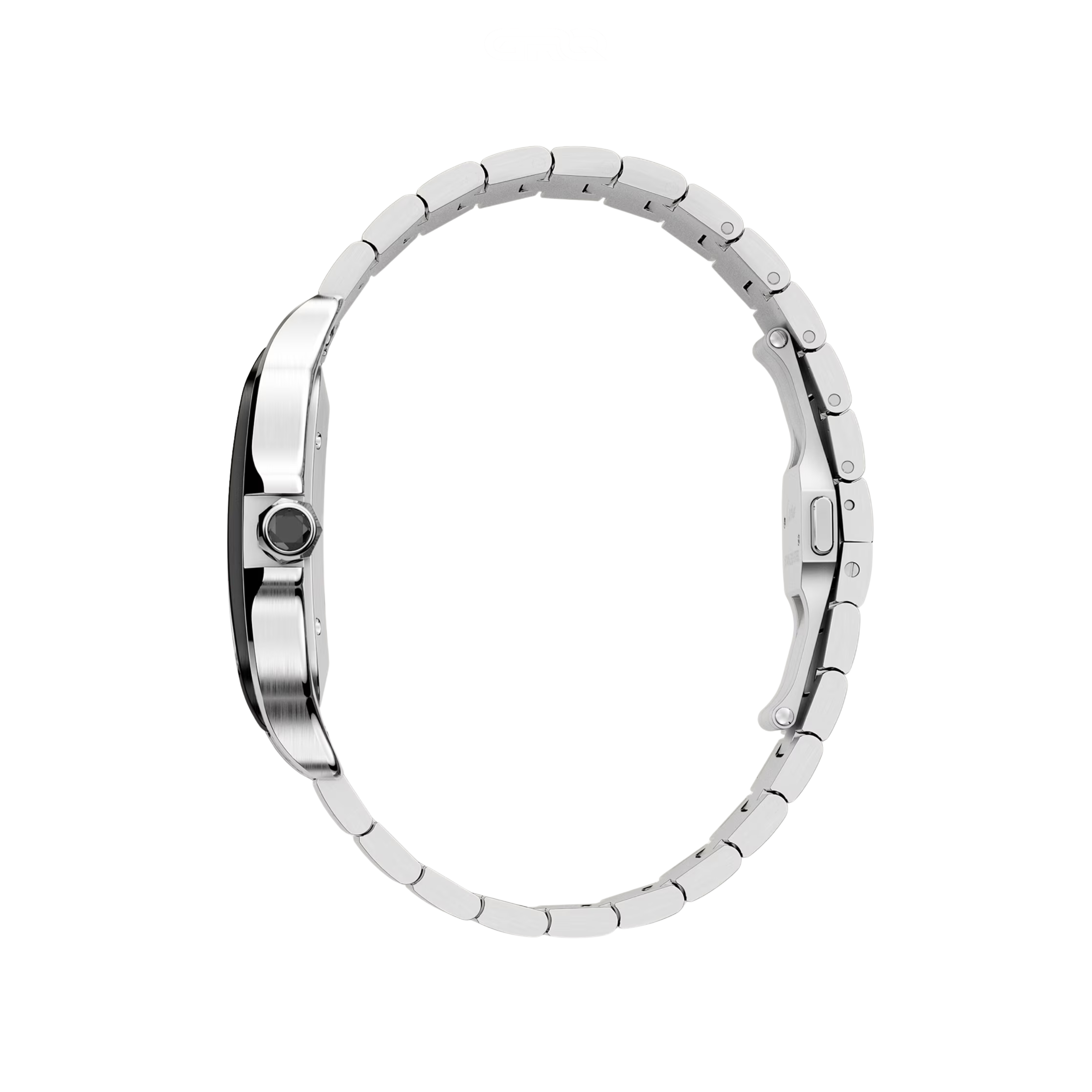 Cartier Watch | Santos de Cartier Stainless Steel With Green Sunburst Dial