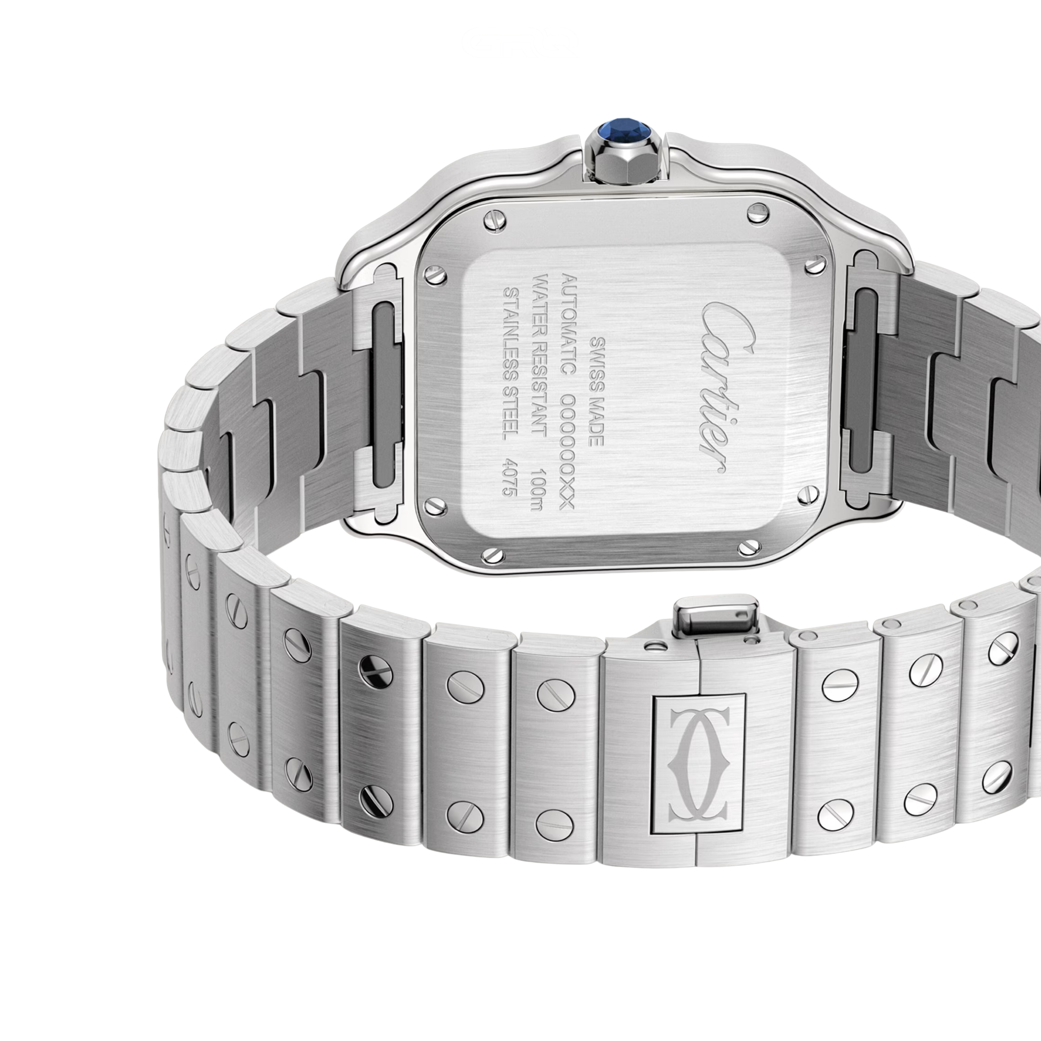 Cartier Watch | Santos de Cartier Steel Blue Dial