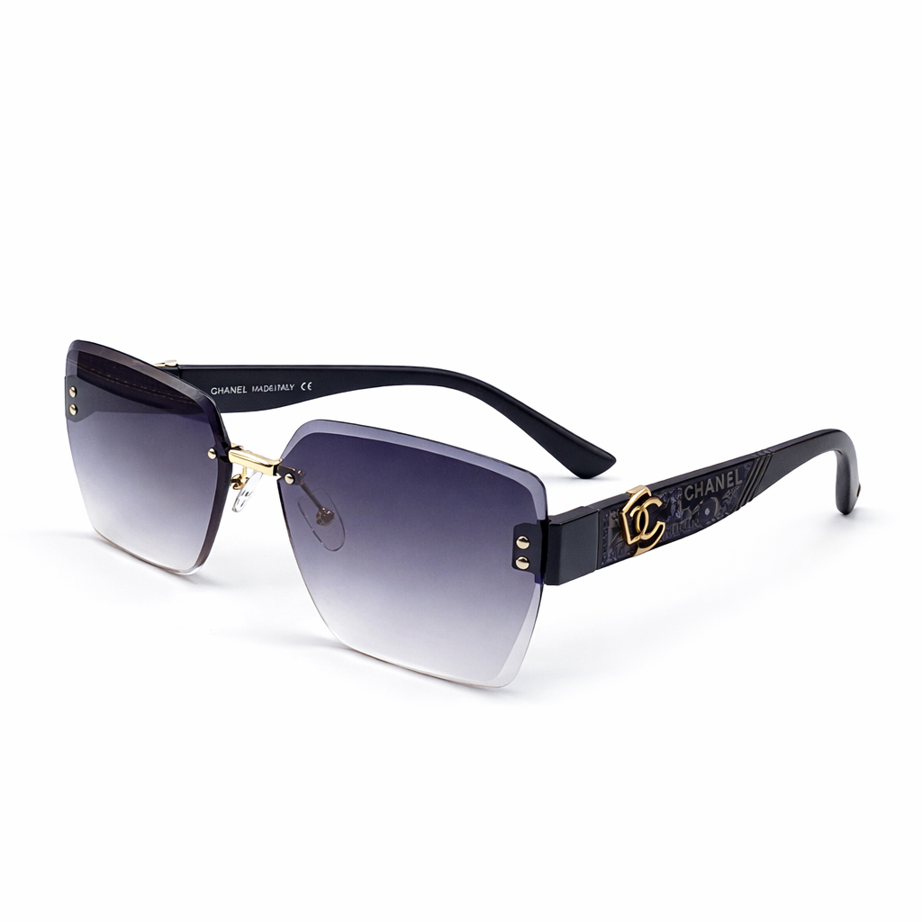 CHANEL | Signature Black Lens Sunglasses