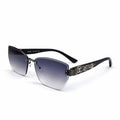 CHANEL | Elegant Black Lens Sunglasses