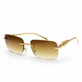 Cartier | Oversized Black Lens Sunglasses