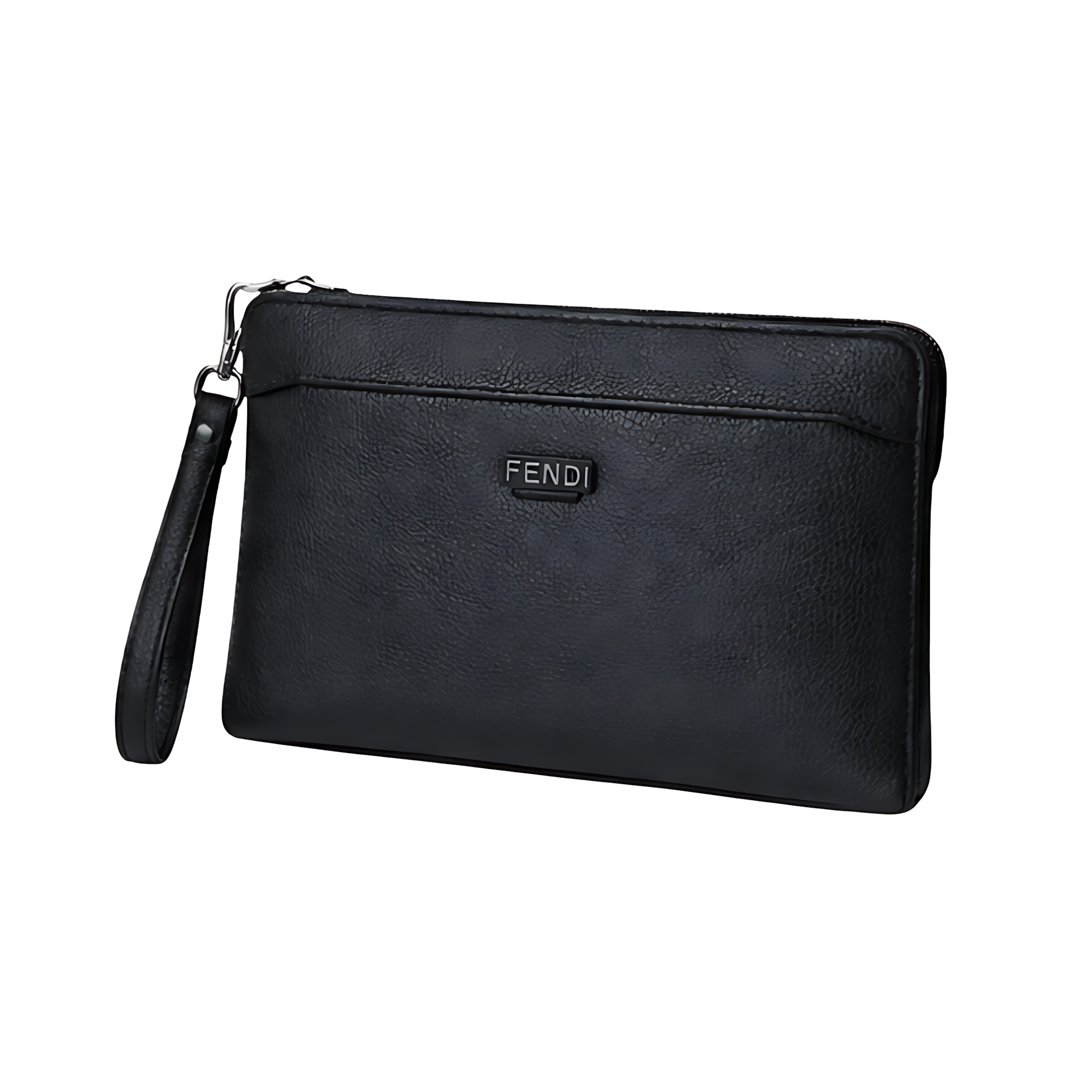 Fendi Pouch | Selleria Leather Zip Black