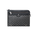 Goyard Pouch | Flat Black Leather