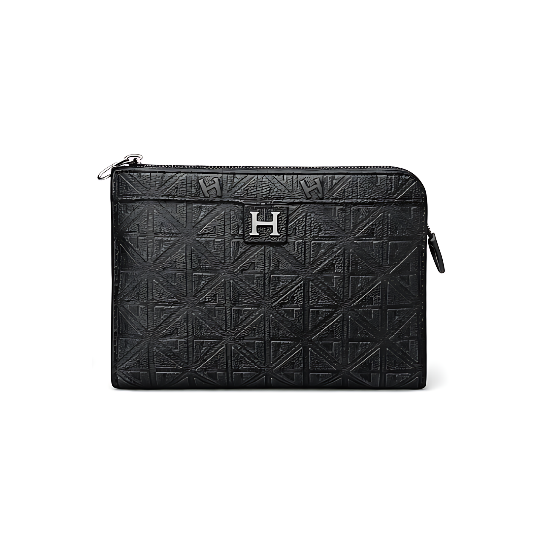 Hermès Bag | Black Embossed Pattern