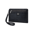 Hermes Pouch | Black Canvas