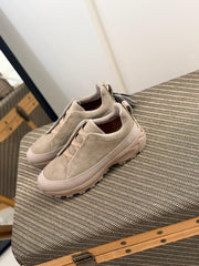 Zegna TerraFlex Smooth Leather Slip-On Sneakers – Espresso Brown Edition