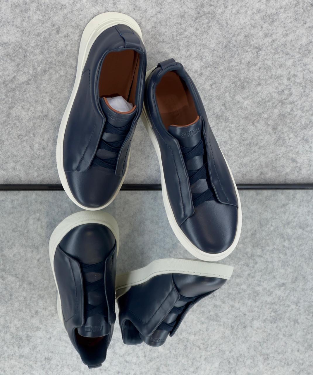 Zegna TrailFlex Suede Slip-On Sneakers – Sandstone Edition