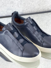 Zegna TrailFlex Suede Slip-On Sneakers – Sandstone Edition