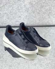 Zegna TrailFlex Suede Slip-On Sneakers – Sandstone Edition