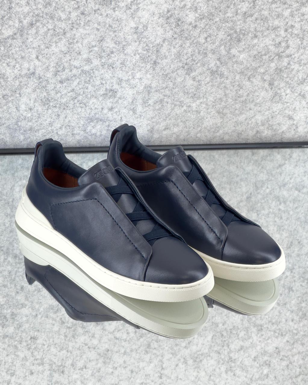 Zegna TrailFlex Suede Slip-On Sneakers – Sandstone Edition