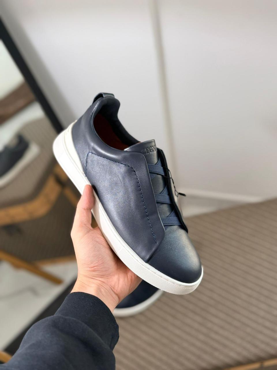 Zegna TrailFlex Suede Slip-On Sneakers – Sandstone Edition