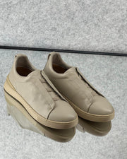 Zegna Navy Slip-On Sneakers