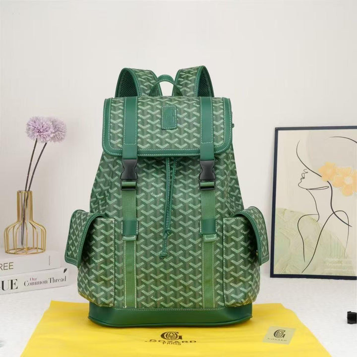 Goyard Alpin MM Backpack (Navy Blue)