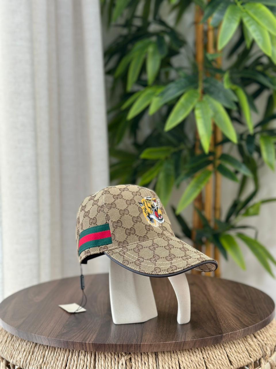 GG Denim Baseball Hat (Black/Dark Grey)
