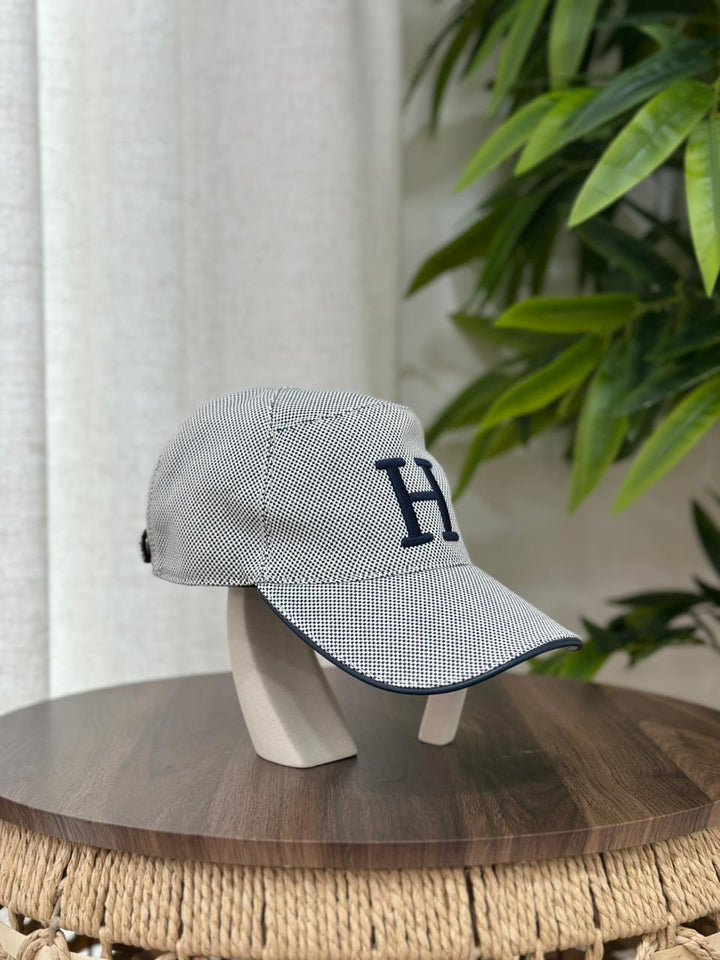 Hermès Nevada Calèche Cap (Black/Orange)