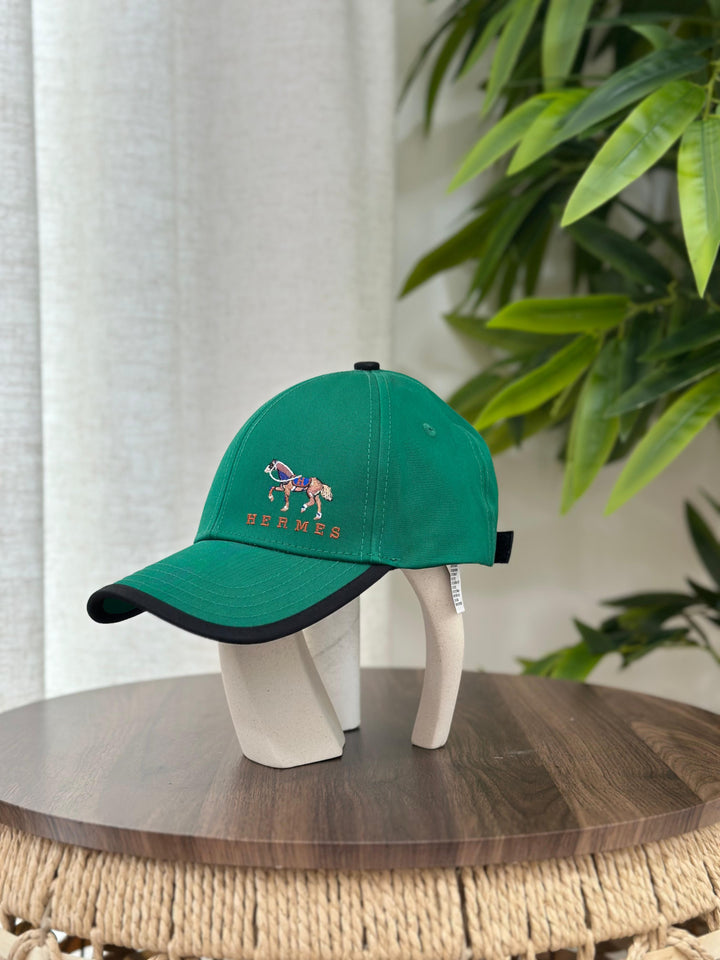 Hermès Nevada Baseball Cap (Orange/White)