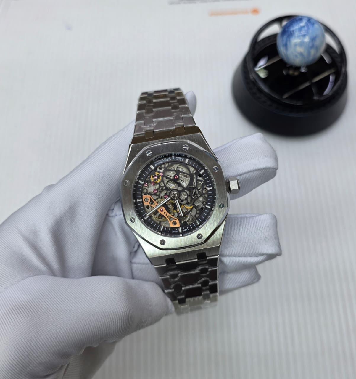 Audemars Piguet Royal Oak Double Balance Wheel Openworked (Black/Silver)