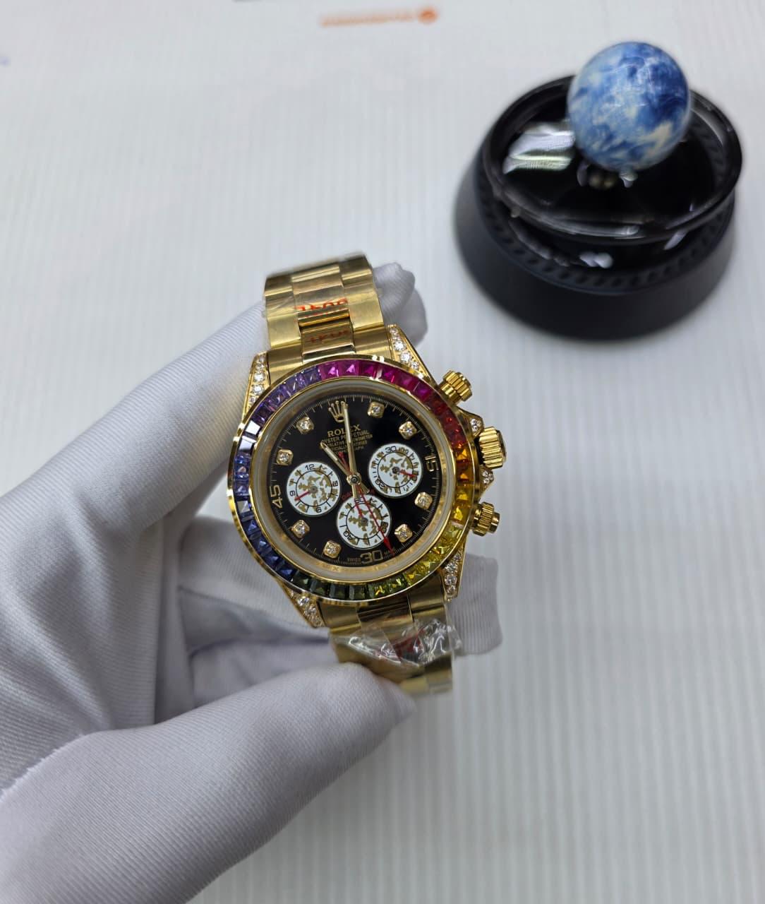 Rolex Cosmograph Daytona "Rainbow" (Everose Gold / Black Dial)
