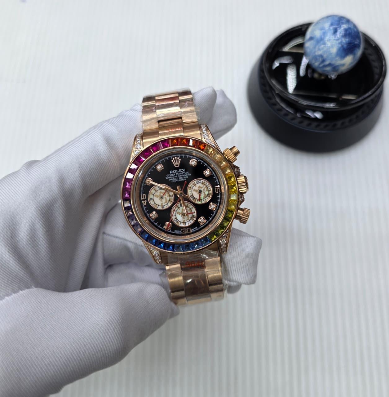 Audemars Piguet Royal Oak Selfwinding (Two-Tone / Pink Gold & Black Dial)