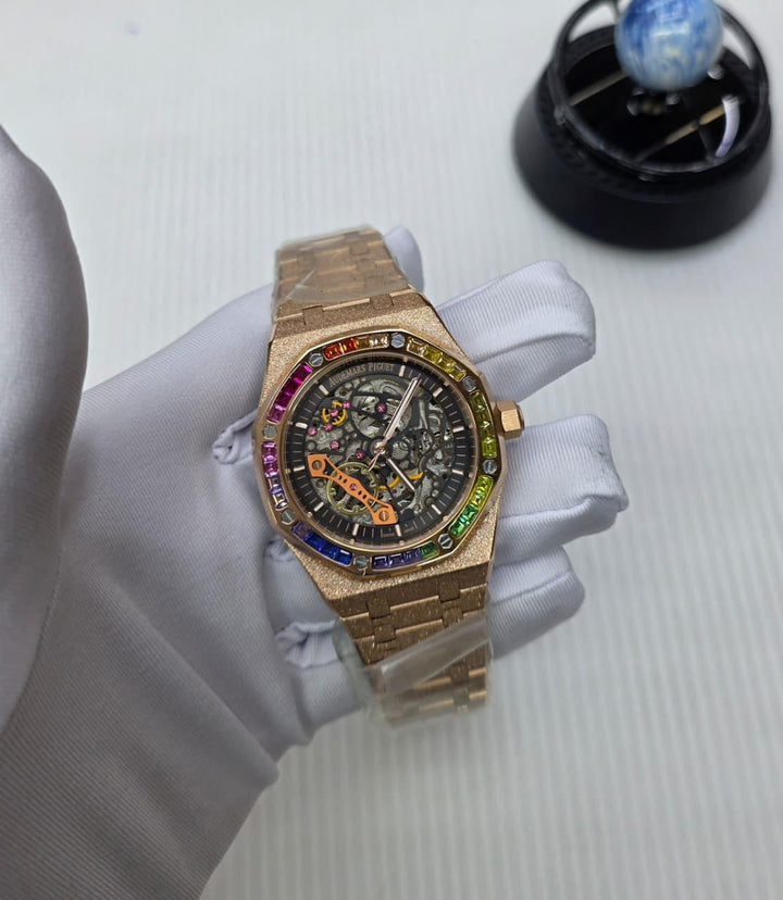 Audemars Piguet Royal Oak Double Balance Wheel Openworked (Two-Tone / Yellow Gold & White)
