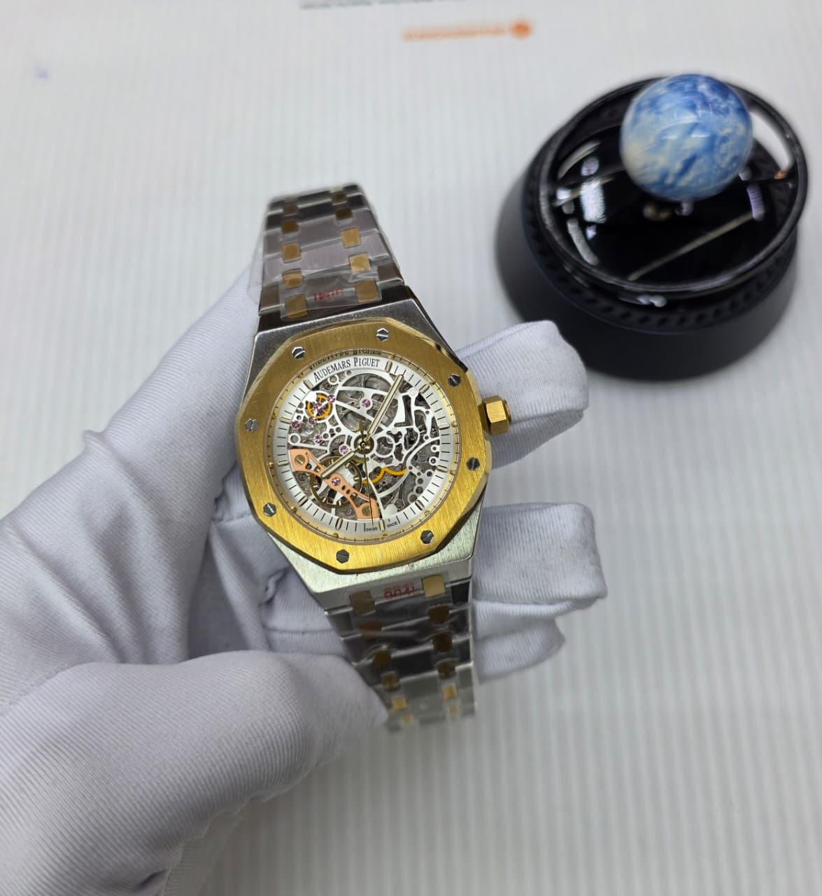 Audemars Piguet Royal Oak Double Balance Wheel Openworked (Stainless Steel & Green)