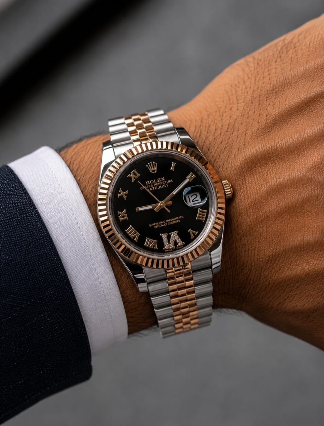 Rolex Datejust 41 Yellow Gold (White Dial with Roman Numerals)
