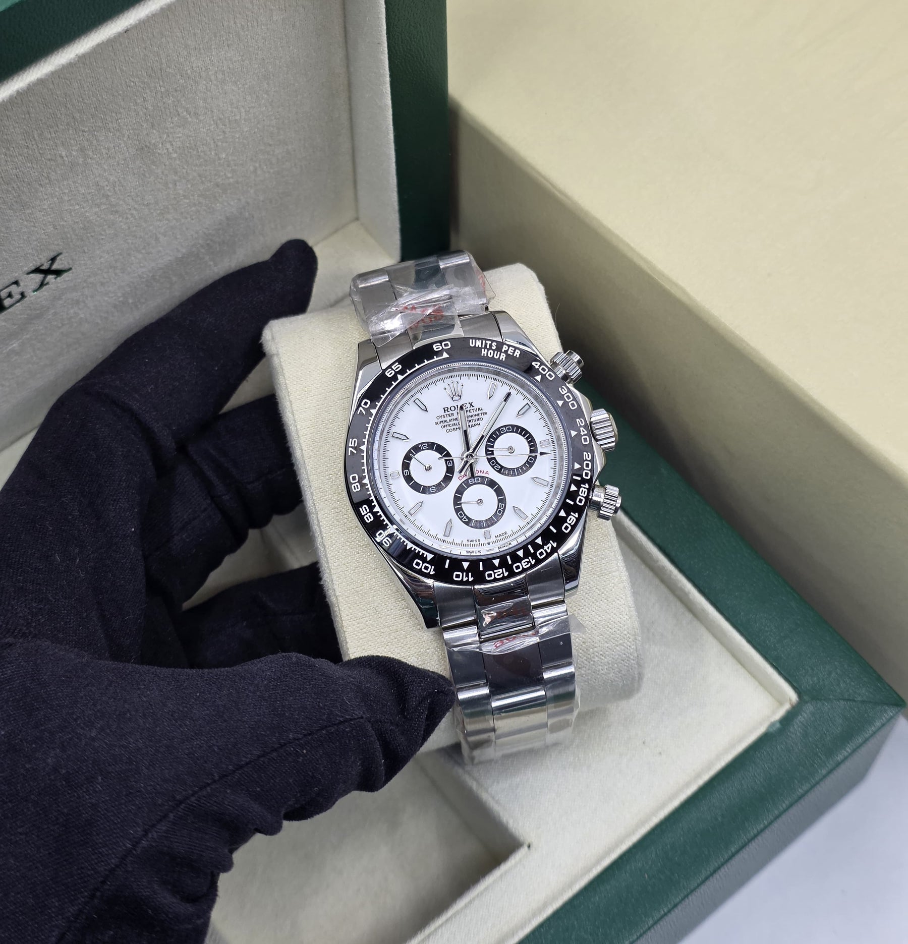 Rolex Cosmograph Daytona (Platinum / Ice Blue Dial / Chestnut Brown Bezel)