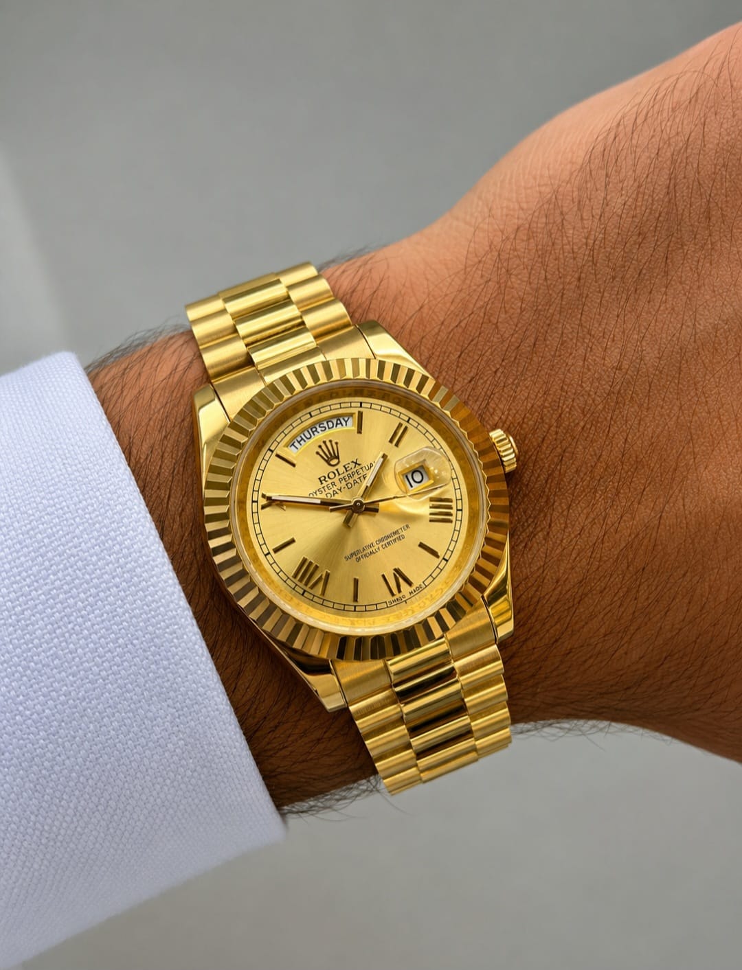 Rolex Day-Date 40 (Two-Tone Rose Gold & Stainless Steel Custom / Concept)