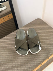 Hermès Electro Sandal (Blanc / Noir)