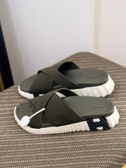 Hermès Electro Sandal (Blanc / Noir)