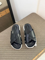 Hermès Electro Sandal (Blanc / Noir)