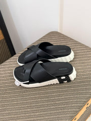 Hermès Electro Sandal (Blanc / Noir)