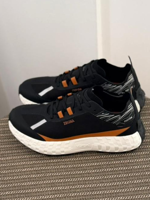Zegna x norda 001 Sneaker (White / Vicuna)