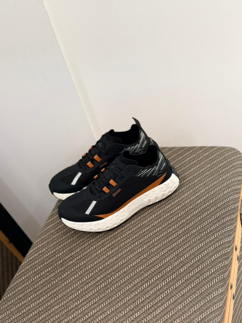 Zegna x norda 001 Sneaker (White / Vicuna)